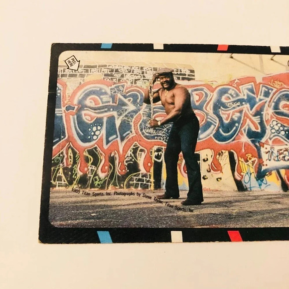 Vtg 1985 WWF Junkyard Dog Titan Sports Wrestling Stickers - Picture 5 of 15